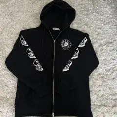 LockerRoom グラフィックジップアップパーカー 黒