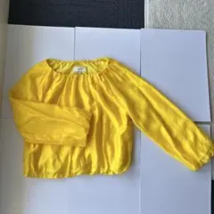 バナナリパブリック　黄色ブラウス