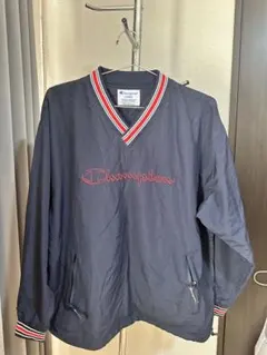 Champion ネイビー Vネックジャケット