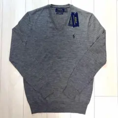 POLO RALPH LAURENウォッシャブルメリノウールVネックセーター