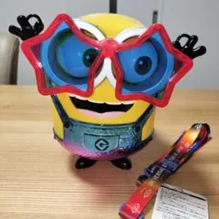 【USJ】ユニバ　ミニオンズ　ポップコーンバケット　ストラップ付き