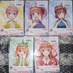 五等分の花嫁　一番くじ　H賞  バースデイイラスト イラストボードスタンドセット
