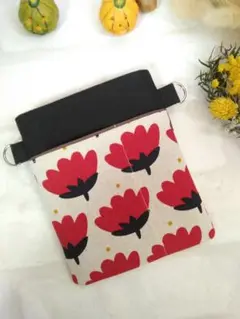 no.503　北欧風花柄ナースポーチorオーガナイザー再販