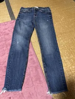 ダークブルースリムフィットデニム