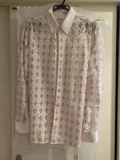 MASU 23ss diamond cut shirt シャツ　レッド　48 Lのサムネイル