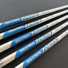 未使用に近いゴルフクラブシャフトZelos7ゼロス5本セットのサムネイル