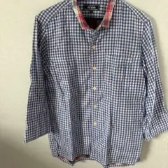 BEAMS シャツ S 青チェックのサムネイル