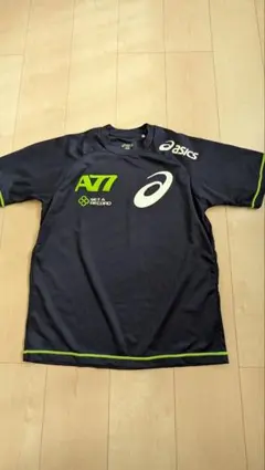 【美品】asics A77 陸上用シャツ Mサイズ 黒