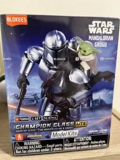 【未開封】BLOKEESスターウォーズ マンダロリアン＆グローグー モデルキットのサムネイル