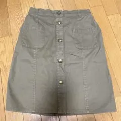 【E hyphen world gallery】タイトスカート　カーキ