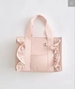 OLIVE des OLIVE トリミングフリルミニトートバッグ ピンクのサムネイル