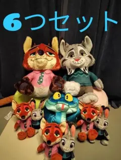 【非売品】ズートピア2 ニック ジュディ ゲイリー パウバート プライズ セット