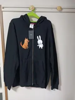 CUNE ジップパーカー ブラック XL