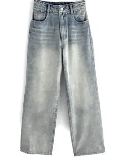 GRL ストレートデニムパンツ(cu468) XS