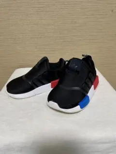 adidas ブラック スリッポンスニーカー　13cm