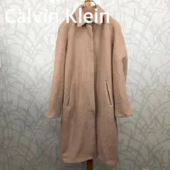 カルバンクライン　Calvin Klein ロングコート ベージュ　カシミヤ　Rのサムネイル