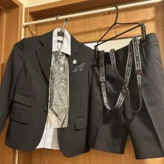 ヒロミチナカノ　スーツ 120cm フォーマル卒園入学　紺色7点セット　120