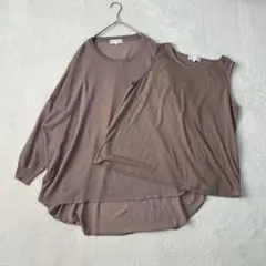 シーズンリーズン　しまむら　トップス　セット　秋色　Lサイズ