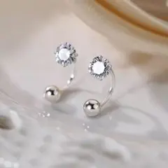 ダイヤ ピアス(両耳用)