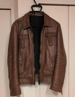 ディオールオム　05aw Tポケットレザーブルゾン　46のサムネイル