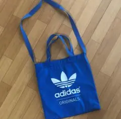 adidas ショルダーバッグ トートバッグ ブルー
