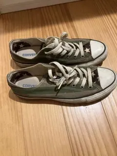 CONVERSE オリーブグリーン スニーカー　再値下げ