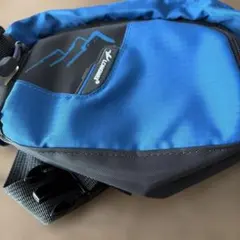 LONGWEI ボディバッグ ブルー×グレー