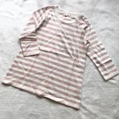 新品☆無印良品 しましま長袖チュニック 100 ボーダー ユニクロ GU GAP