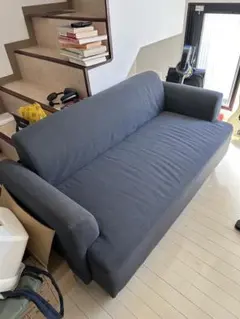 IKEA 2人掛けソファ（ダークグレー）