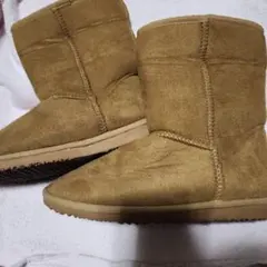 LL ベージュ ムートンブーツ