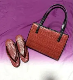 和装 レディース 草履＆バッグセット 539