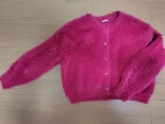 GU フェザーヤーンクロップドカーディガン(長袖)