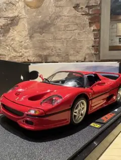 部品外れ有！マテルエリート1/18 Ferrari F50 レッドのサムネイル