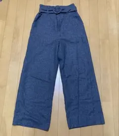 ジルスチュアート　ベルト付ワイドパンツ　美品　Sサイズ　Jill Stuart