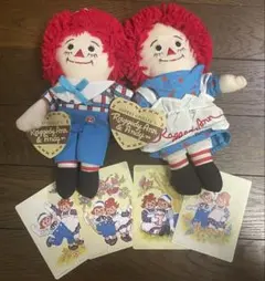 ぬいぐるみ 特大 ラガディ・アン&アンデ Raggedy Ann & Andy 楽天市場】〇【 ラガディ・アン＆アンディ Raggedy Ann & Andy