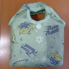 リトルグリーンメン エイリアン 折りたたみトートバッグ エコバッグ