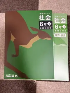 予習シリーズ 小6 下 難関校対策 社会 四谷大塚 解答と解説 テキスト