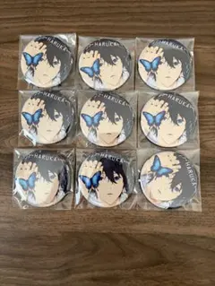 Free!七瀬遙　缶バッチ　アクリルバッジ Free! FS 七瀬遙 スクエア缶バッジ