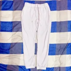 白 ホワイト パンツ ズボン スウェットパンツ