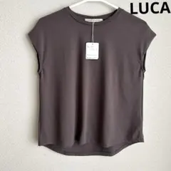 LUCA ルカ 天竺フレンチスリーブプルオーバー Tシャツ モカのサムネイル