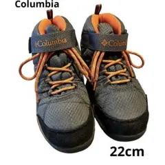 【美品】Columbia/登山靴/トレッキングシューズ/キッズ/22cm