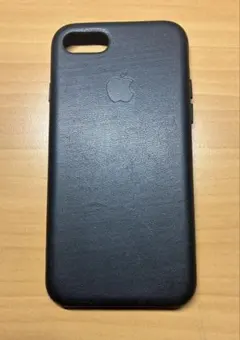 【Apple 純正】レザーケース iPhone7/8/SE ブラック