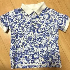 Gap ディズニー　ミッキーポロシャツ青