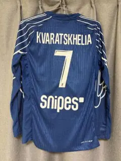 PSG KVARATSKHELIA ユニフォーム 長袖 L オーセンティック