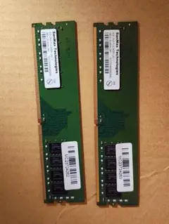 DDR4 8GB 2枚 計16GB 動作確認済みです。
