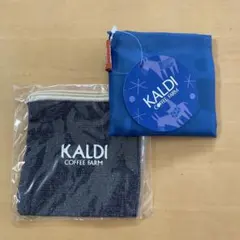 【新品＆未開封】カルディ　ノベルティエコバッグ2026＆ポーチセット　非売品