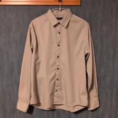 nano universe カーキ　長袖シャツ
