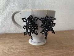 【まめひゃん様専用】タティングレース✳︎ピアス　2点