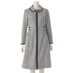 新品　定価8万　ルネ ステンカラーコート スプリングコート ギンガム チェック
