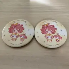 カラフルピーチ　のあさん　マイメロ缶バッジ2個セット